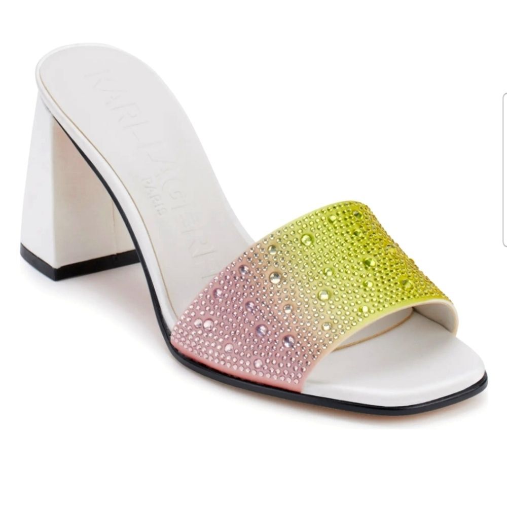 KARL LAGERFELD Pera Mule Sandal NWOB